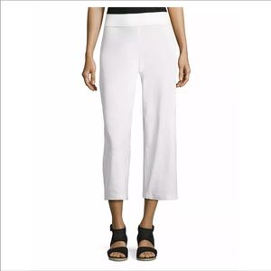 Eileen Fisher Cropped Stretch Jersey Pants